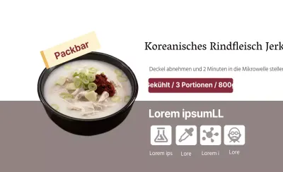 Koreanisches Rindfleisch Jerky