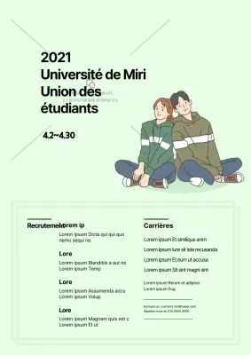 Recrutement pour les clubs et sociétés universitaires