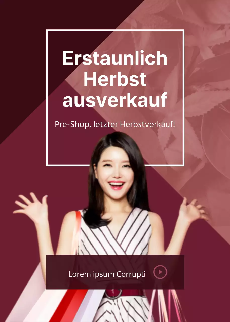 Erstaunliche Herbstverkäufe