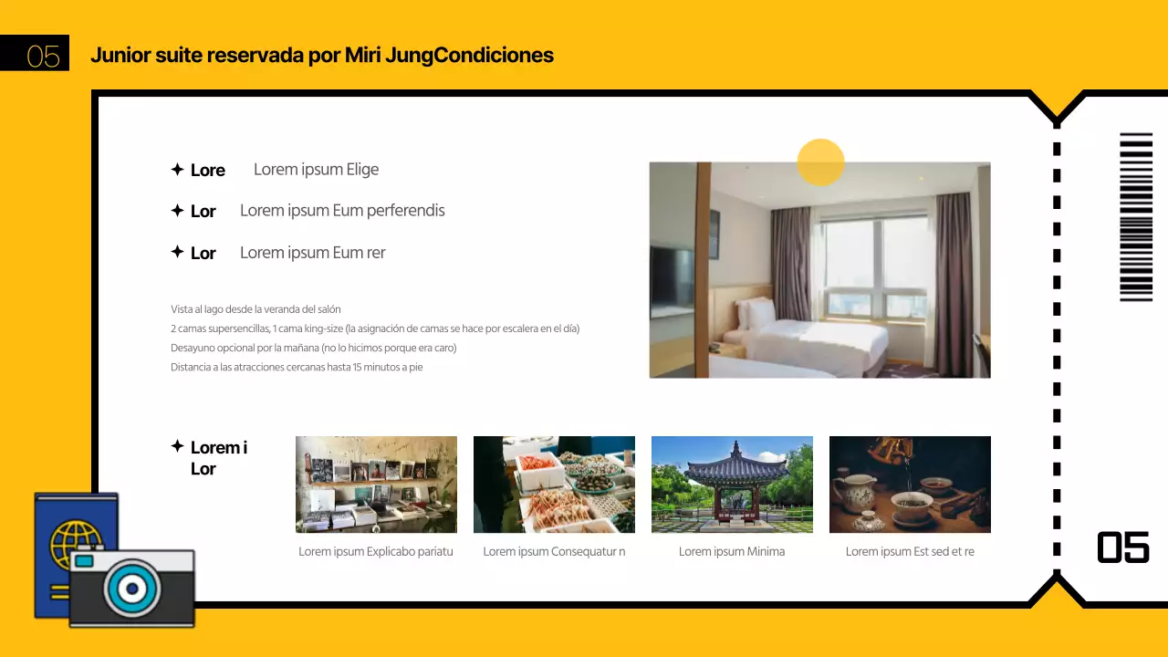 Tema de viaje verde y azul