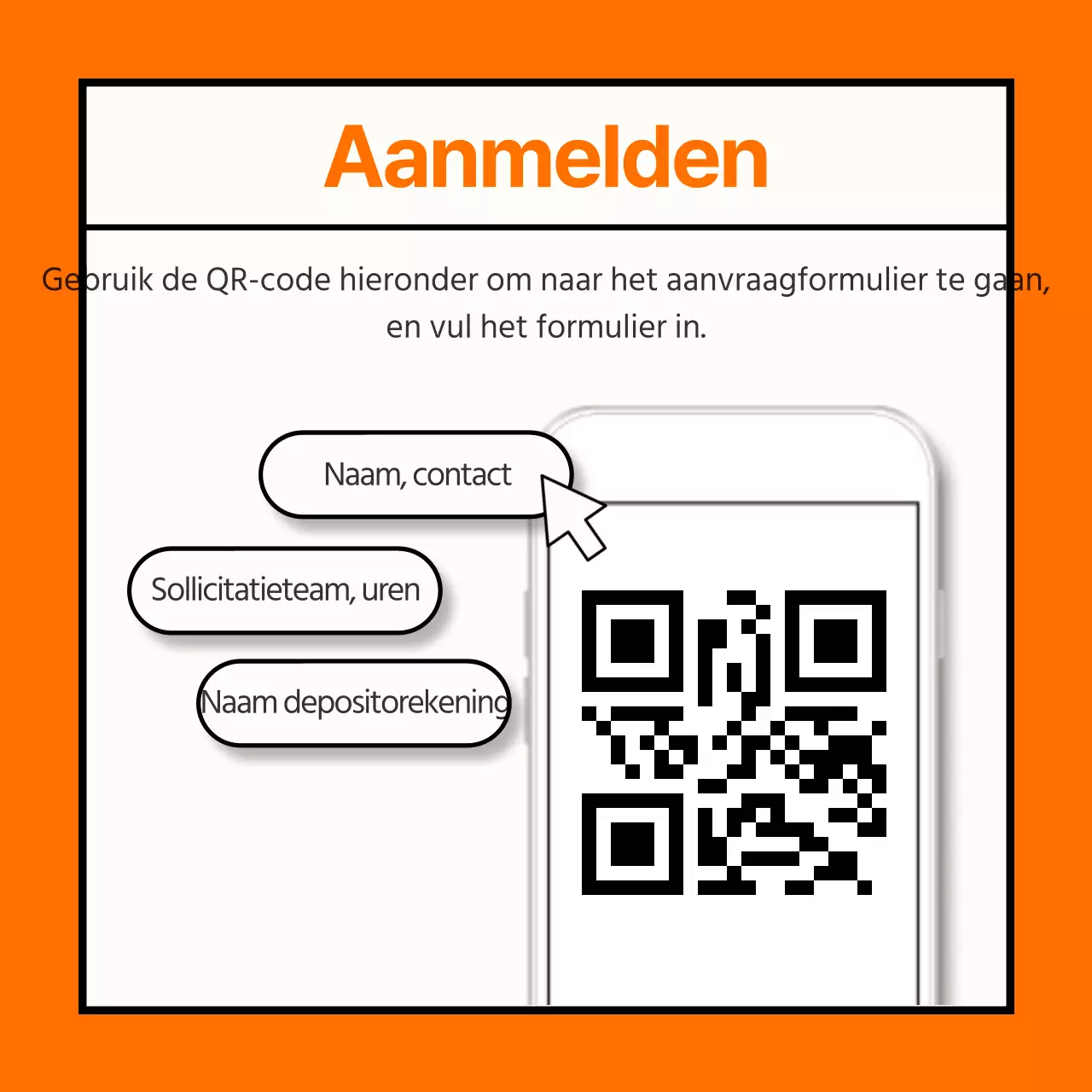 Lidmaatschap promoten met een oranje, modern sportcentrum