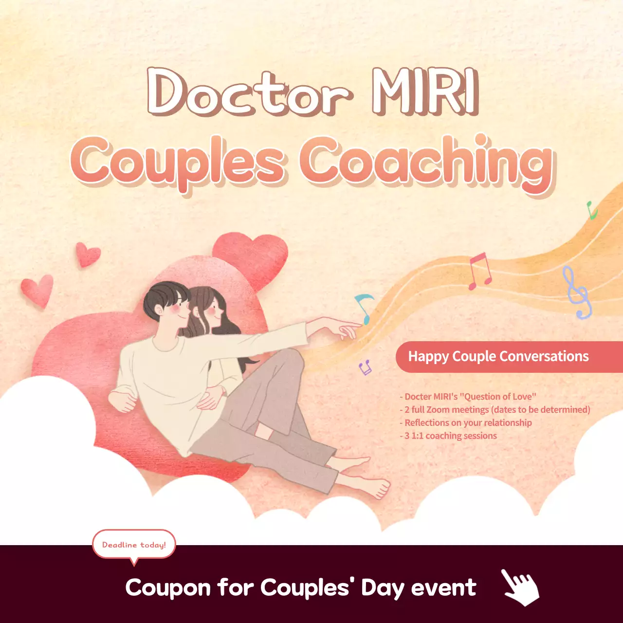 Beige Vintage Couples Promotion Social Media Post