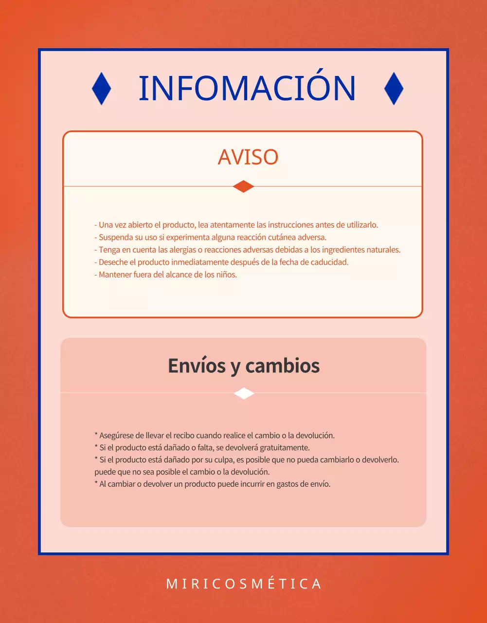 Promover barras de labios vibrantes con toques de color rosa-naranja