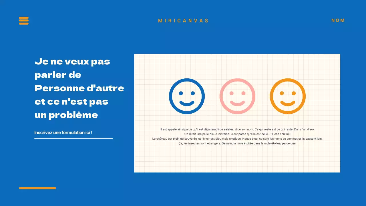 Des présentations uniques