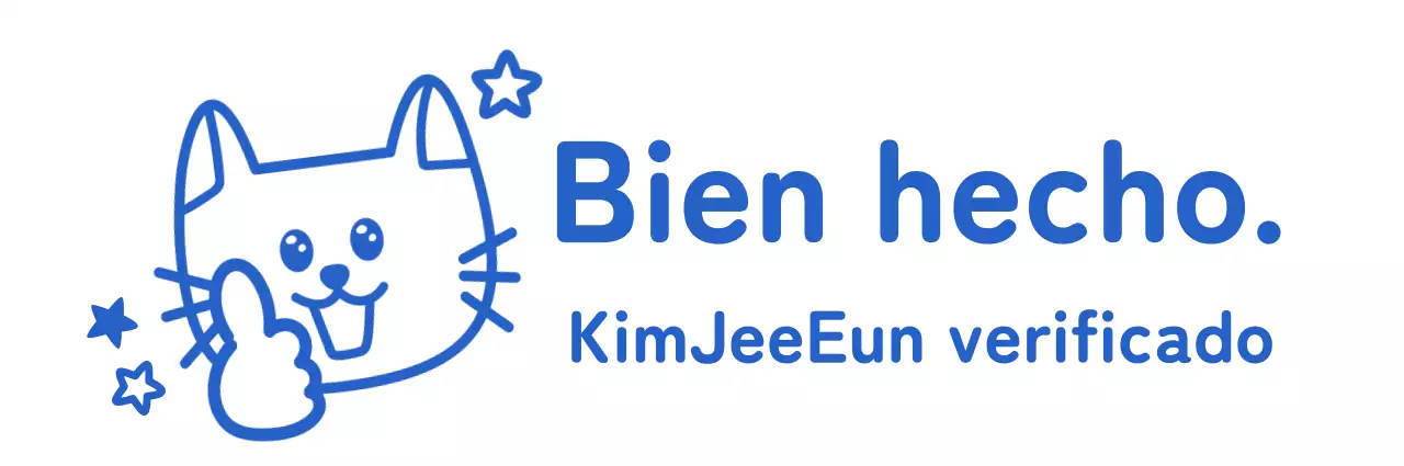 Un concepto bien hecho con una simpática ilustración de un gato