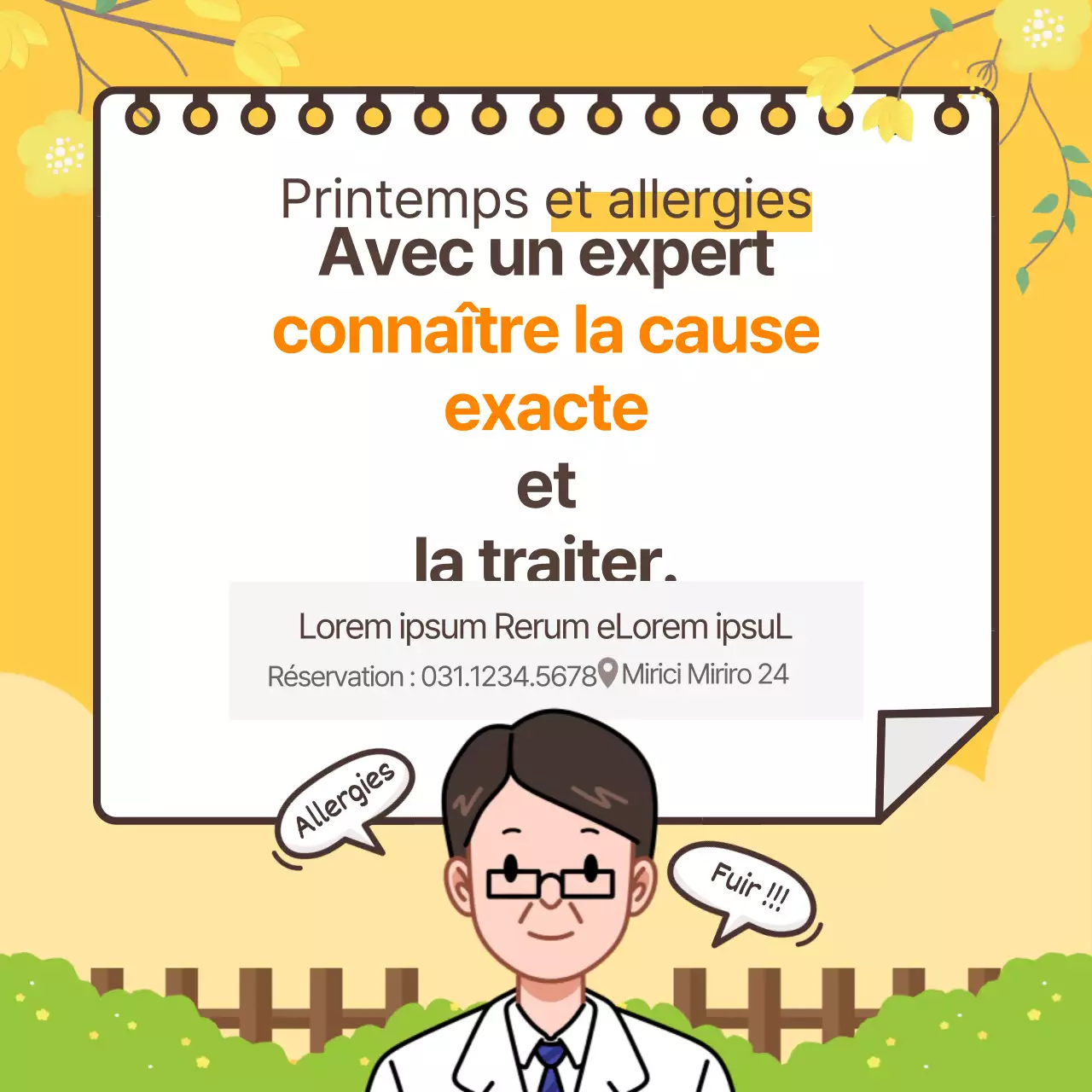 CardNews design en jaune