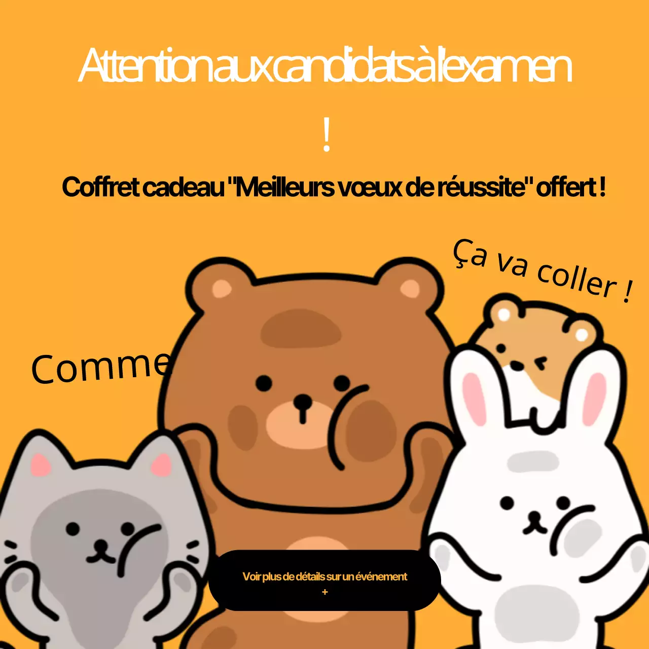 Événements de vente