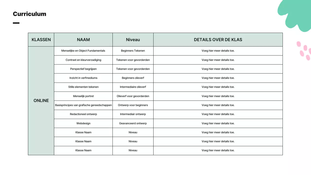 Een leuke abstracte illustratie met levendige kleuren om het ondernemingsplan en lesprogramma van je school te introduceren