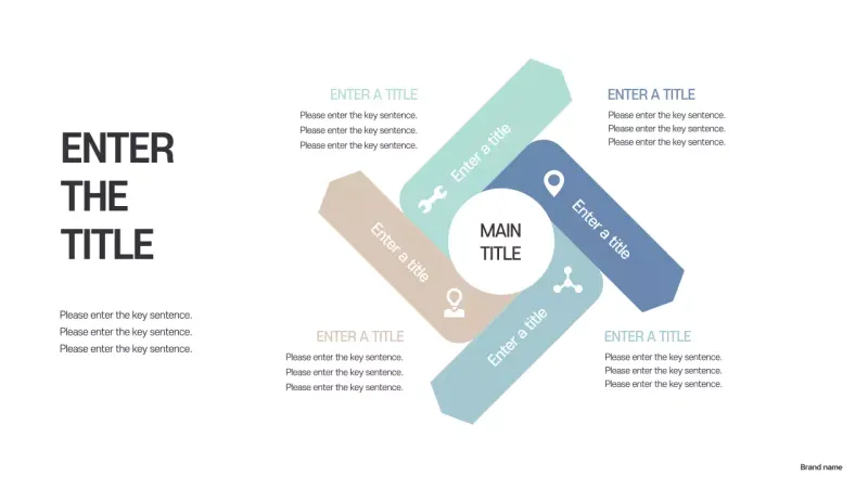 Infografis Rencana Bisnis Modern Beige