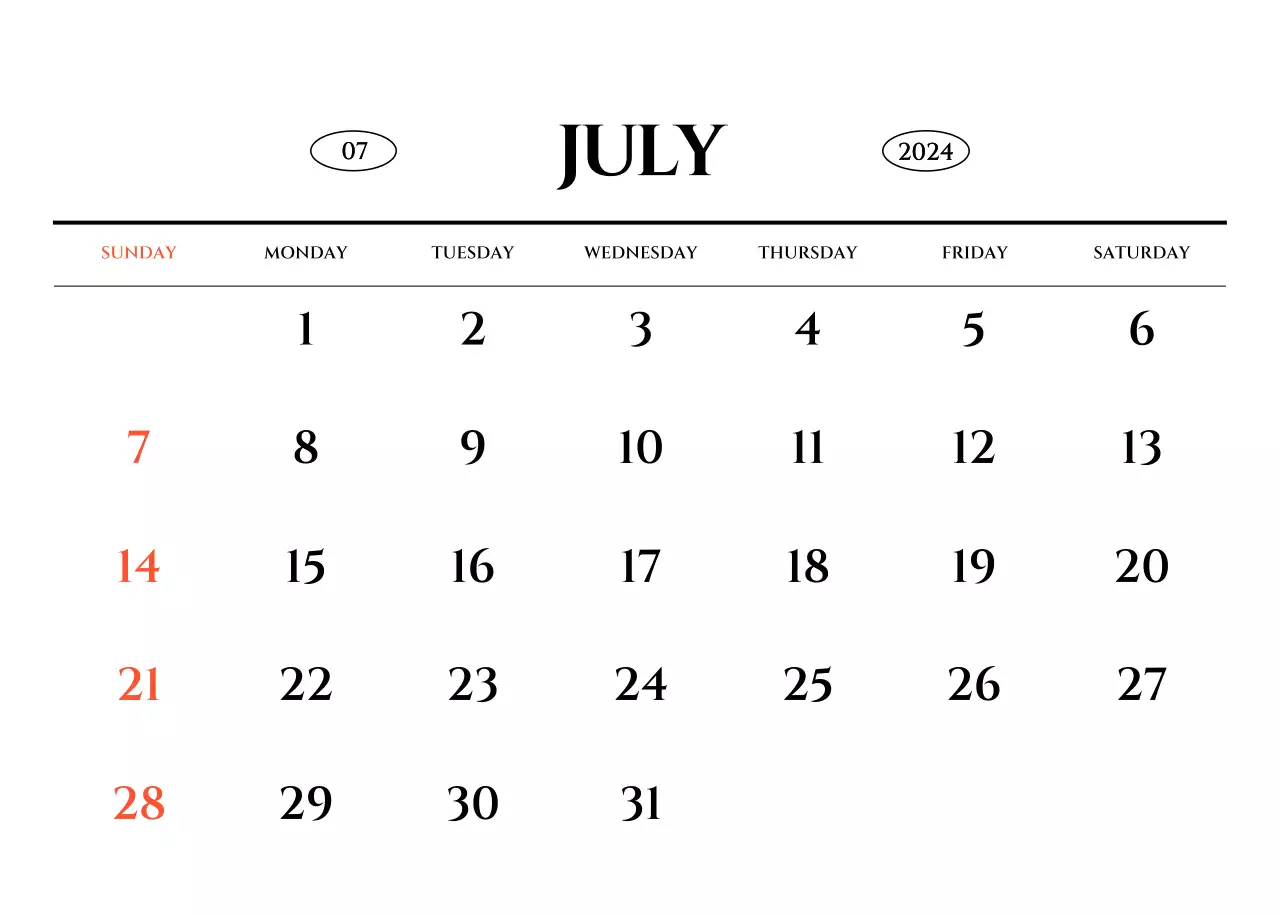 Simple style wall calendar with black and white emotional travel photography concept