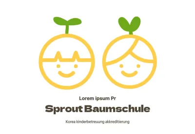 Einfaches niedliches illustriertes Kinderzimmerschild
