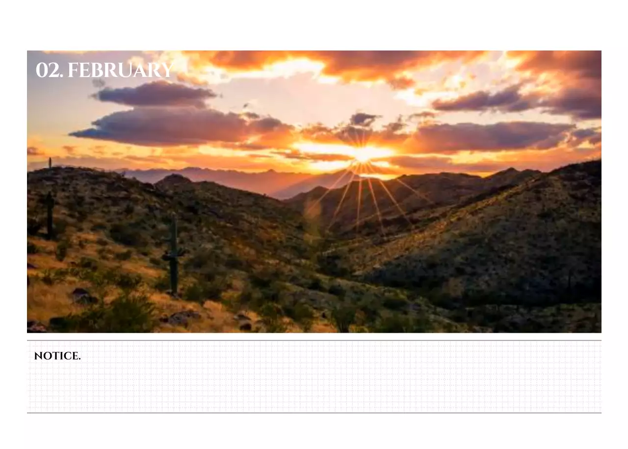 Simple style wall calendar with black and white emotional travel photography concept