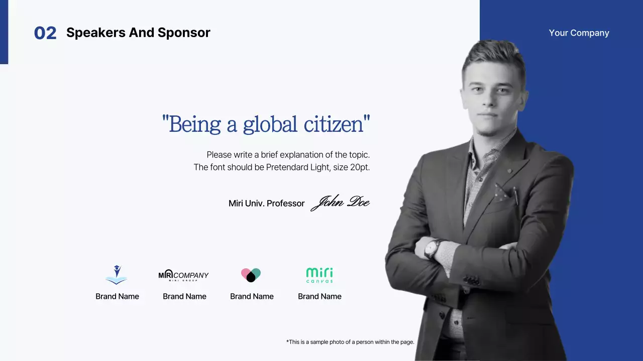 Bài thuyết trình hướng dẫn Hội nghị chuyên nghiệp Blue