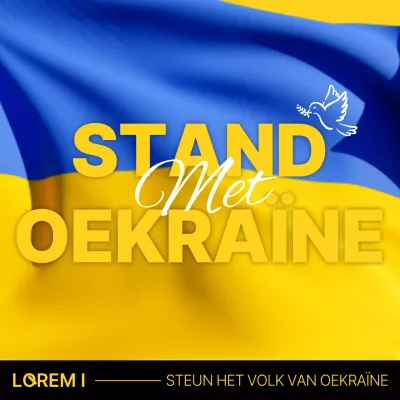 De oorlog van de blauwe en gele tegenpolen