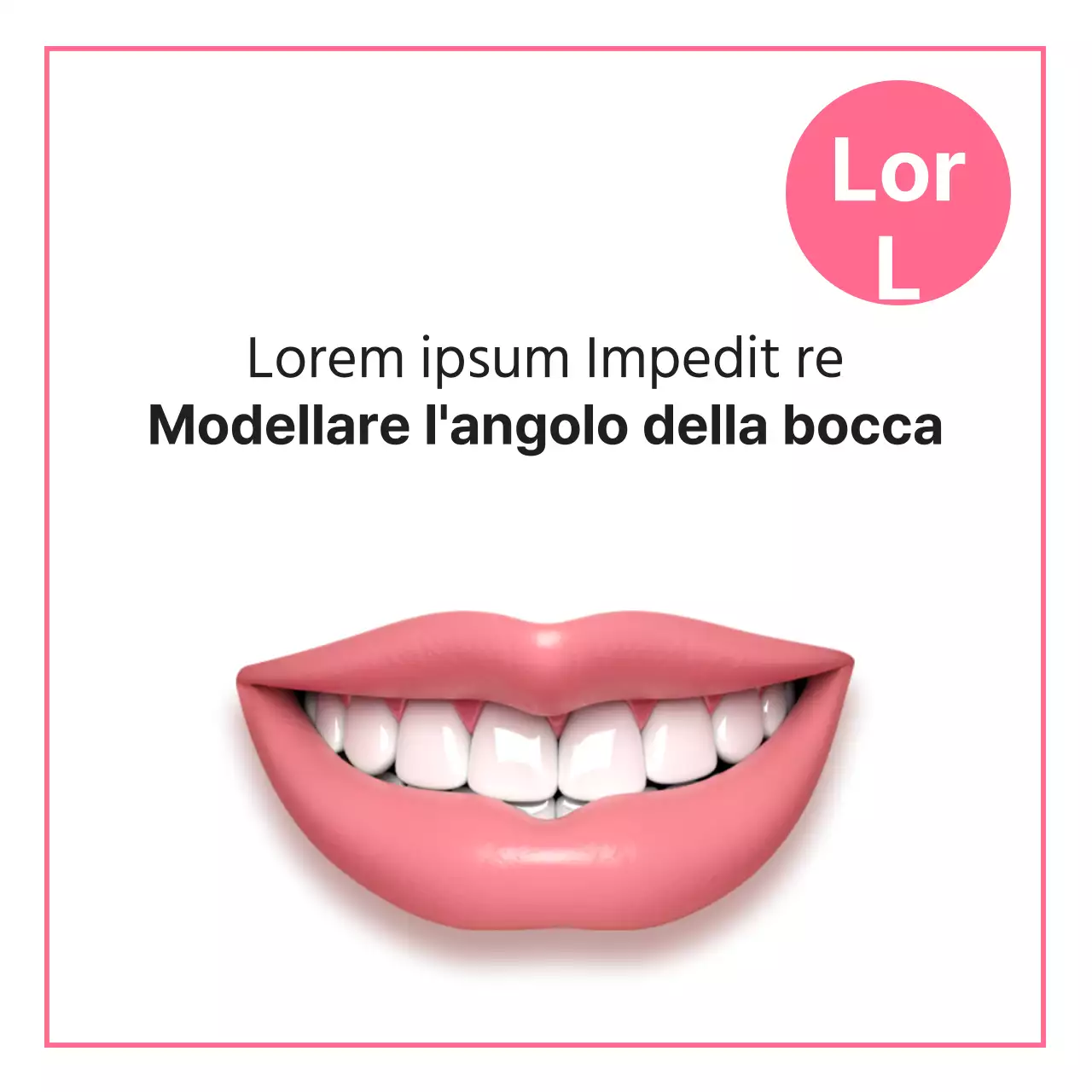 Scolpire l'angolo della bocca