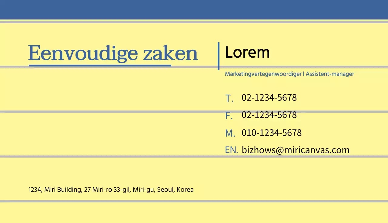 Opmerkingen Zakelijk