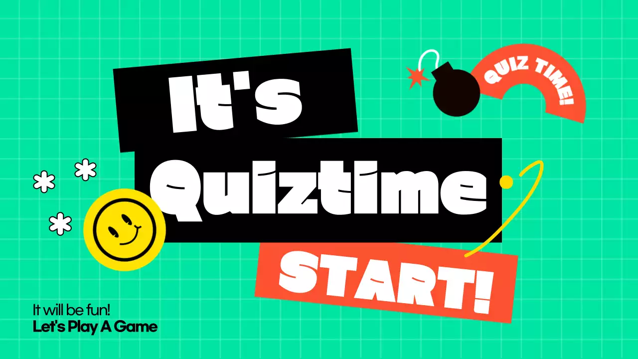 Green Playful Quiz Announcement Presentation