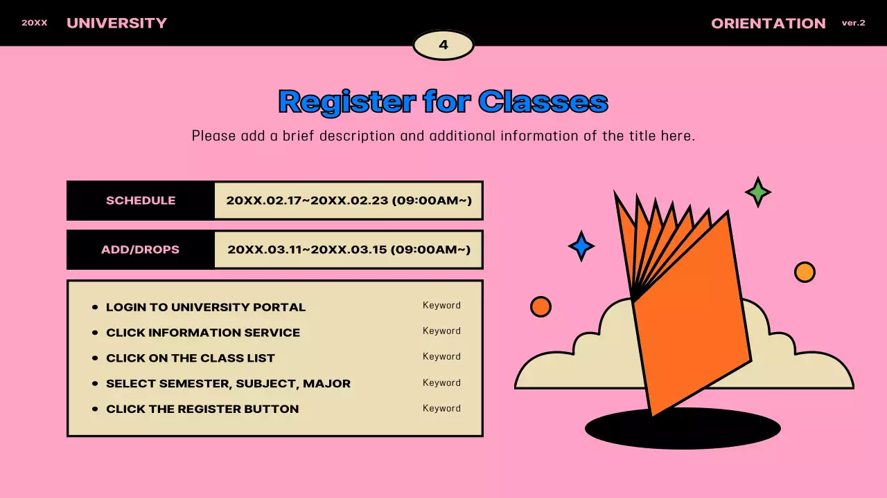 Blue Modern University Guide Presentation