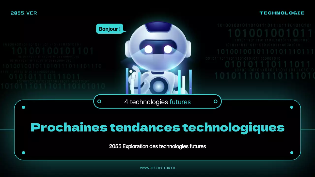 Des accents néon noirs et bleus pour anticiper les futures tendances technologiques