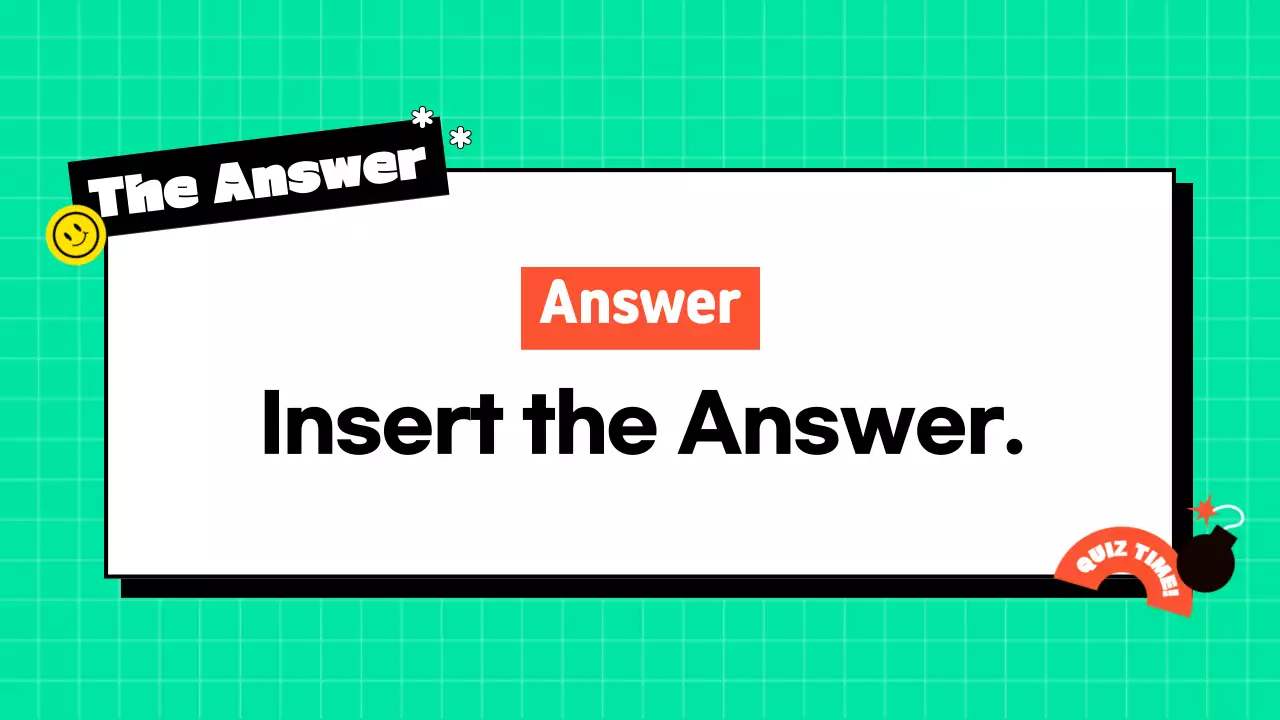 Green Playful Quiz Announcement Presentation