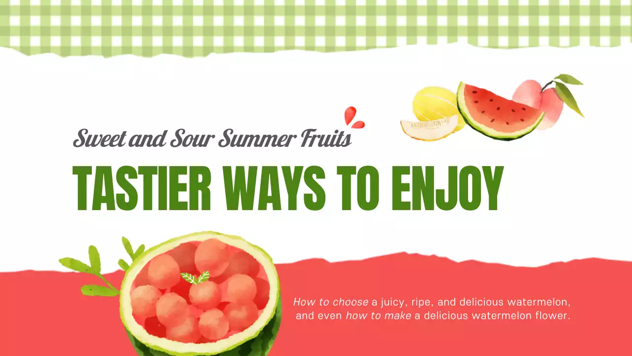 Green Trendy Fruits Guide YouTube Thumbnail