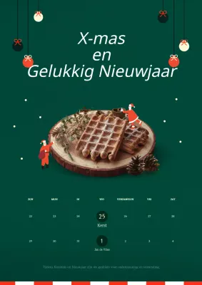 Schattige kerstsluitingen met groene en knuffelige kerstversiering