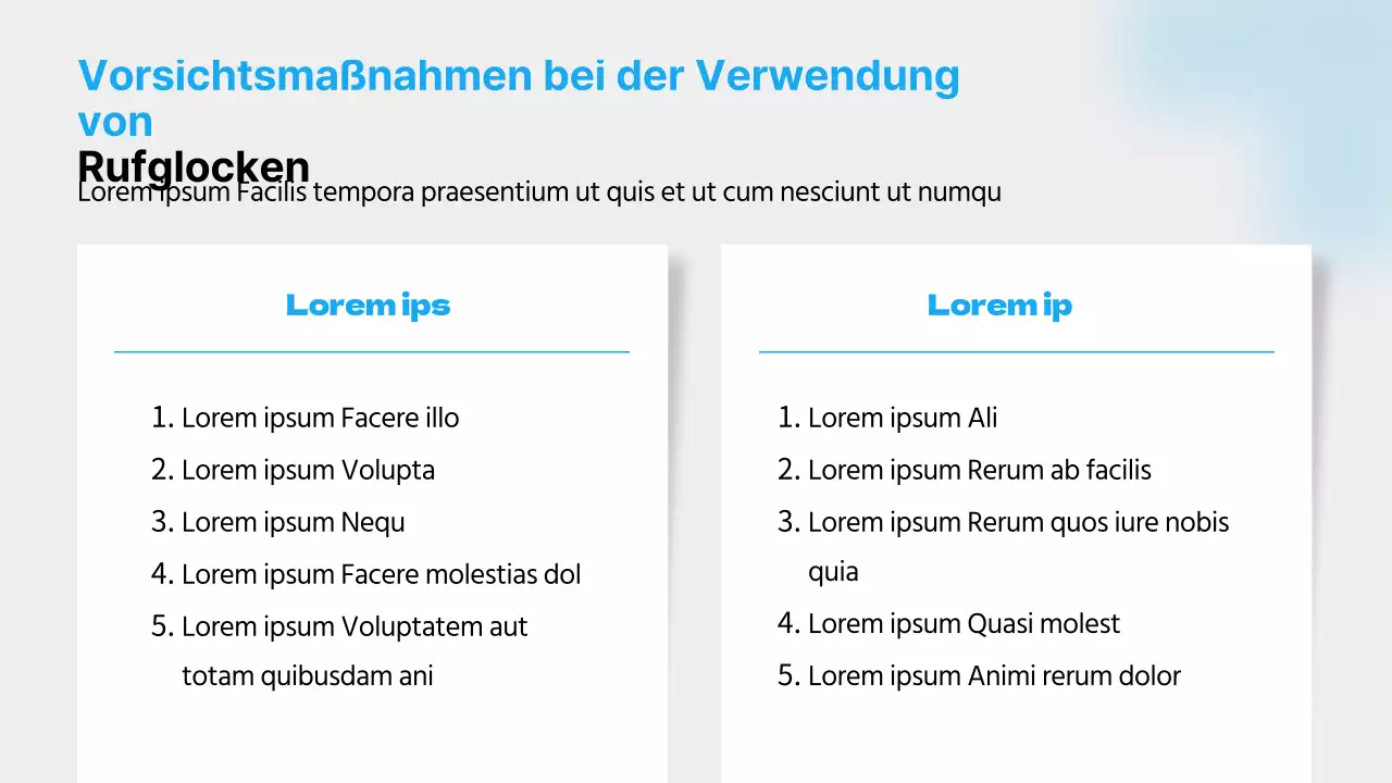 Ein Leitfaden für das Krankenhausleben mit blauen Farben, klaren Linien und Schattierungen