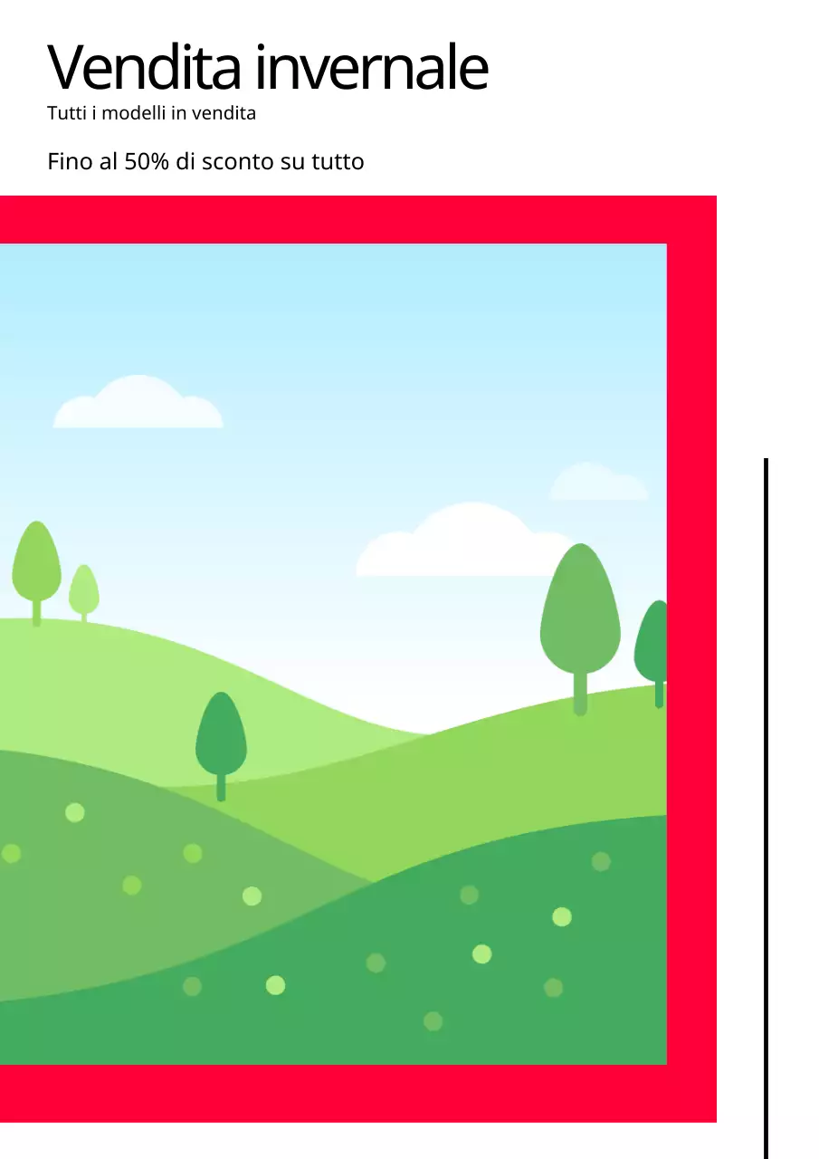 Diversi layout con foto in rosso