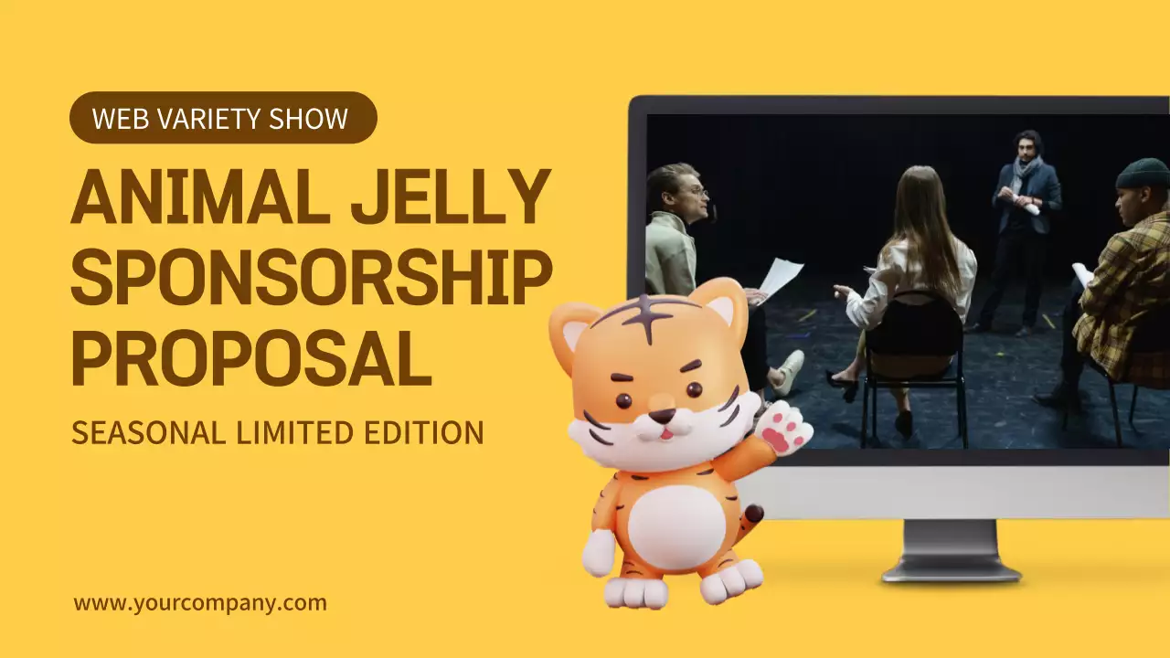 Yellow Modern Sponsorship Proposal Presentation