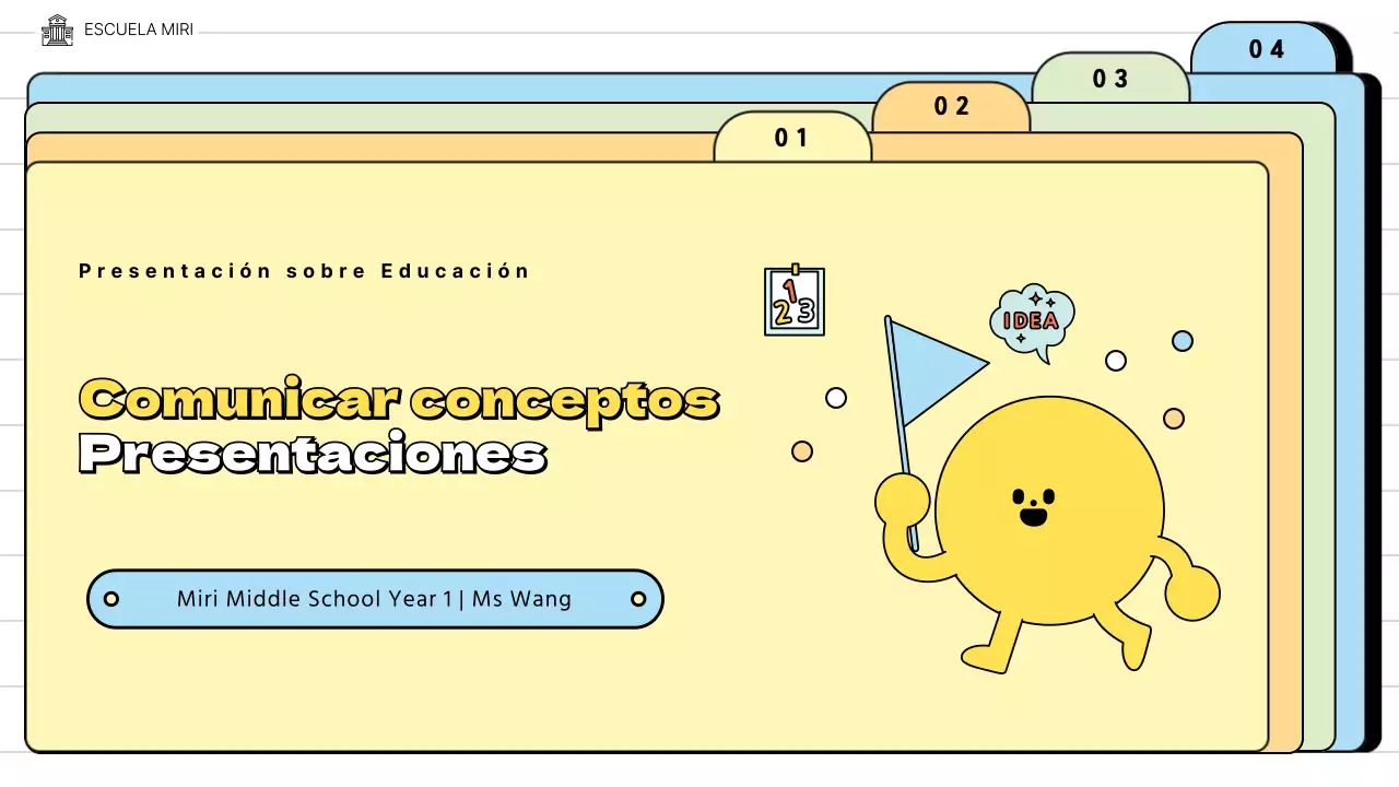 Bonitas carpetas en colores pastelTransmiten el concepto de educación escolar