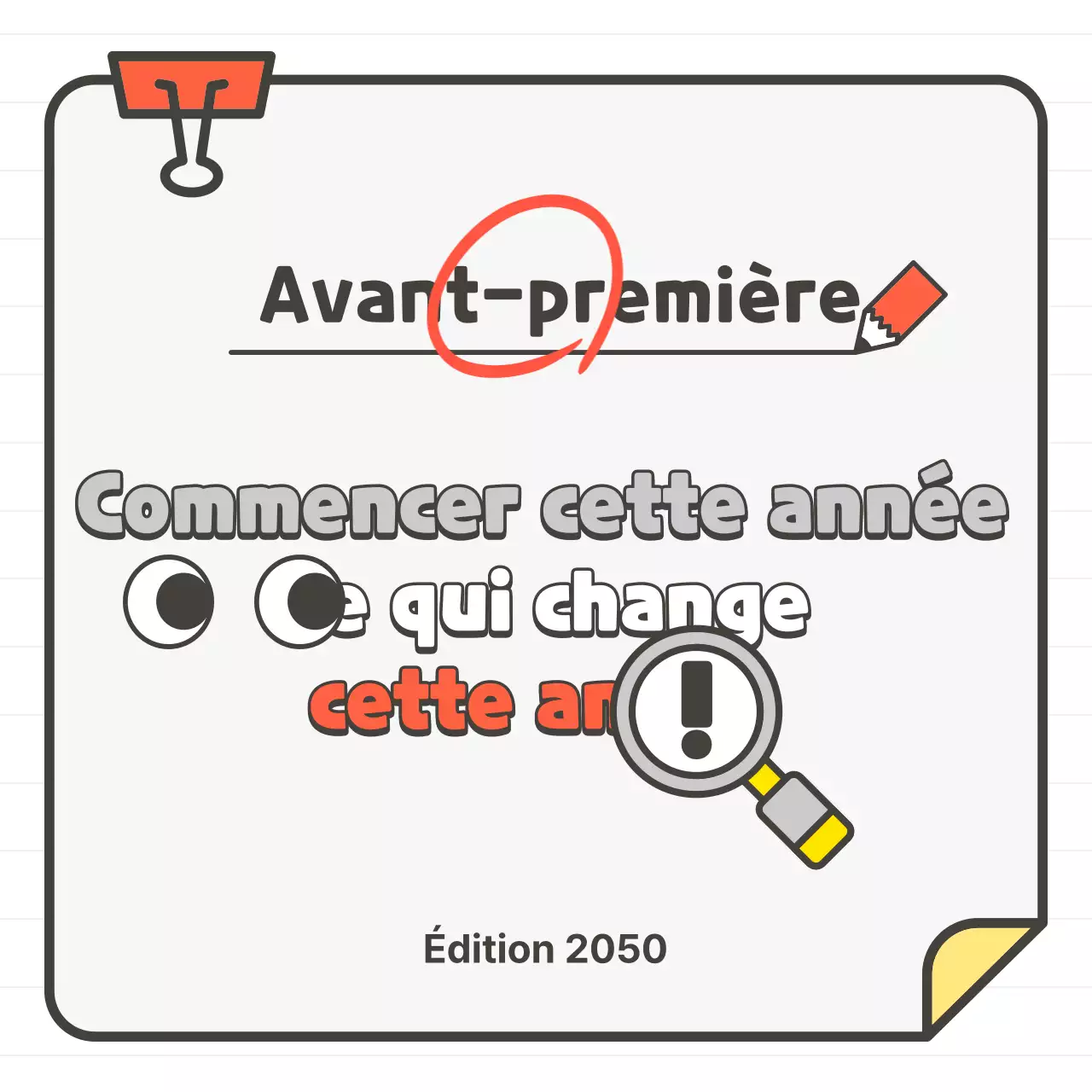 Le blanc et l'orange Ce qui a changé cette année Bulletin d'information politique