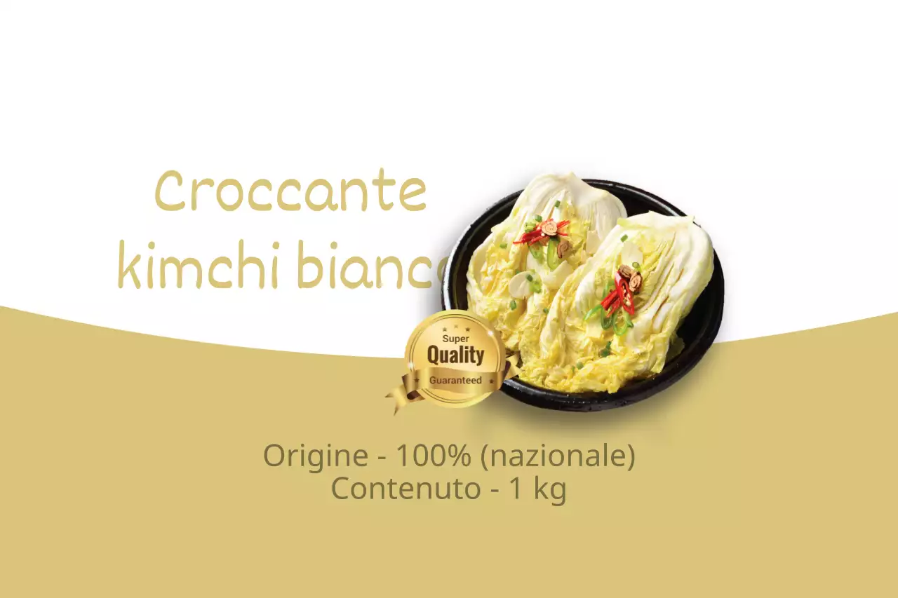 Kimchi bianco croccante