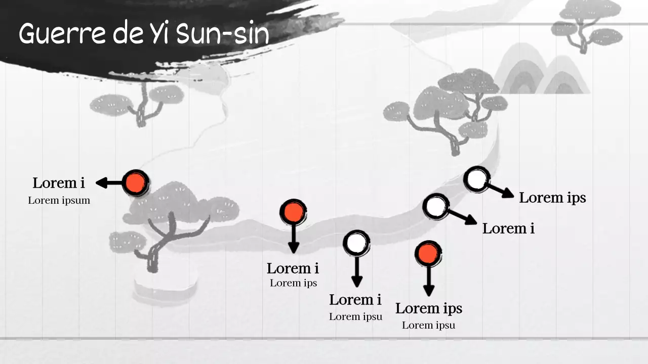 Noir et blanc et rouge Concept classique Présentation de l'encre ancienne et de l'aquarelle Présentation des grands noms de l'aquarelle