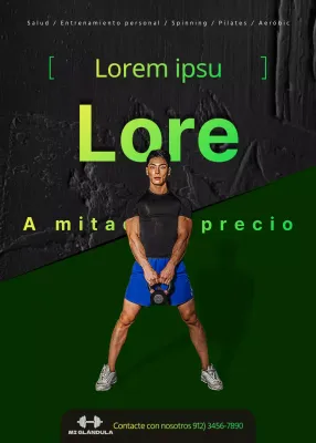 Ofertas especiales de cuotas anuales sanitarias resaltadas con un degradado verde