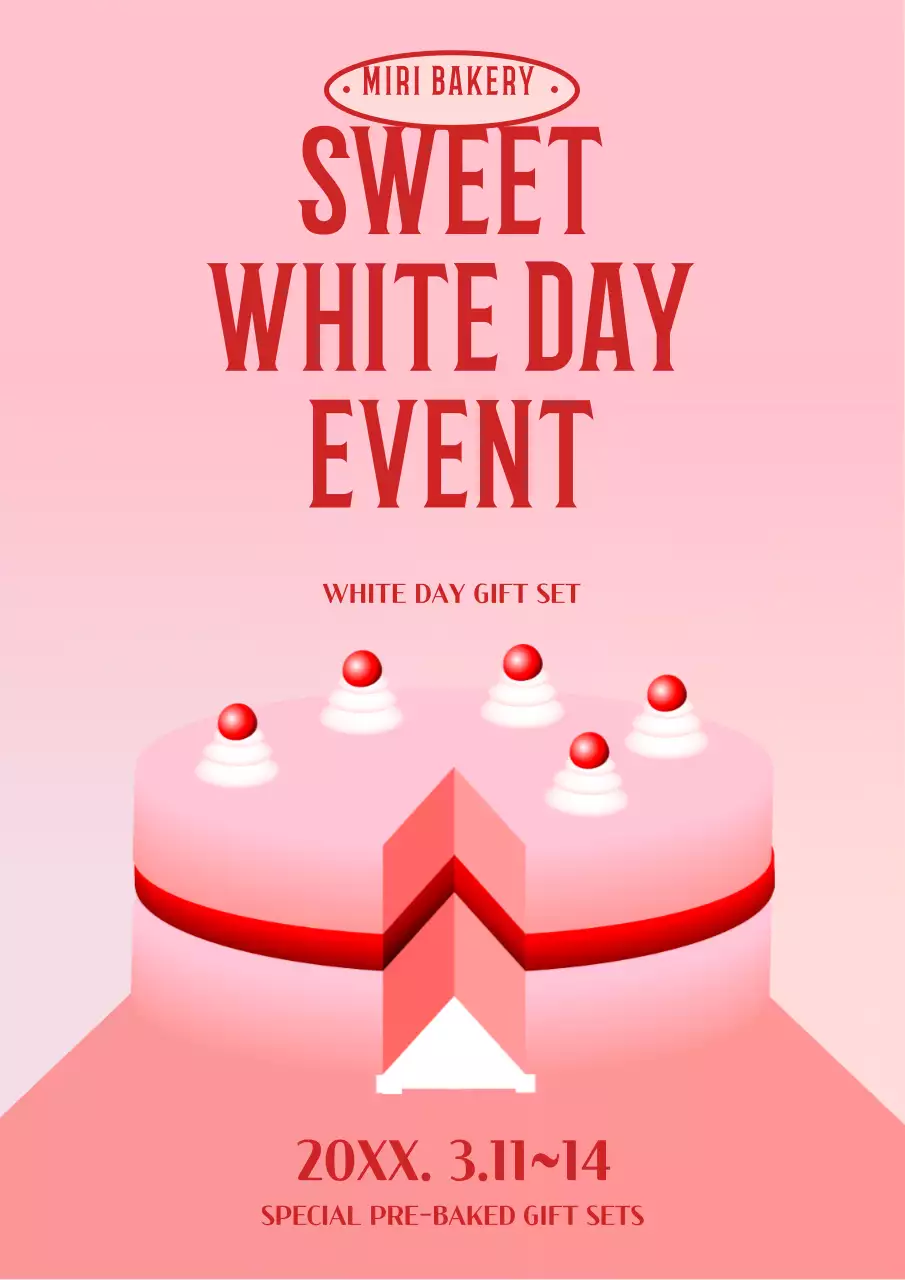 Pink Modern Event Promotion Poster