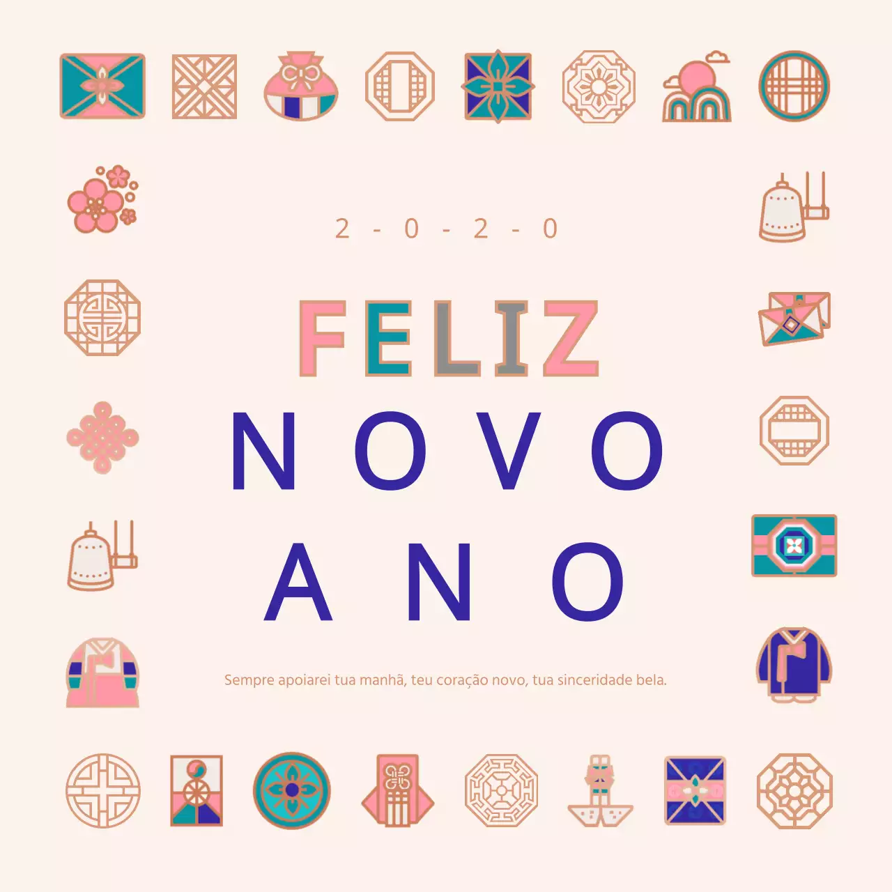 Ícone tradicional de Ano Novo