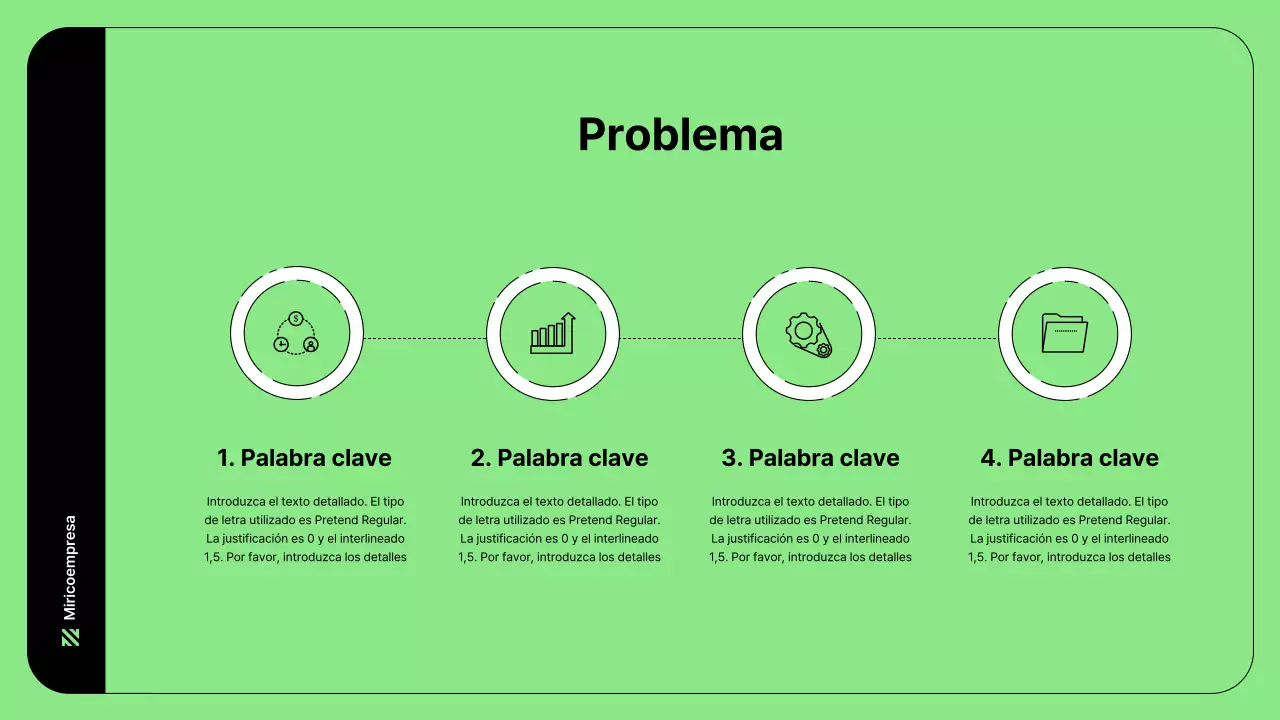 Ilustración de negocio con líneas simples en verde