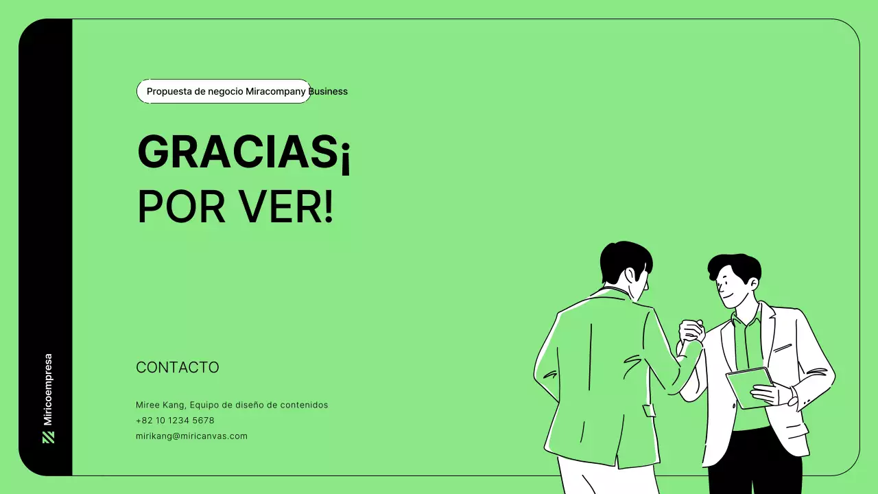 Ilustración de negocio con líneas simples en verde