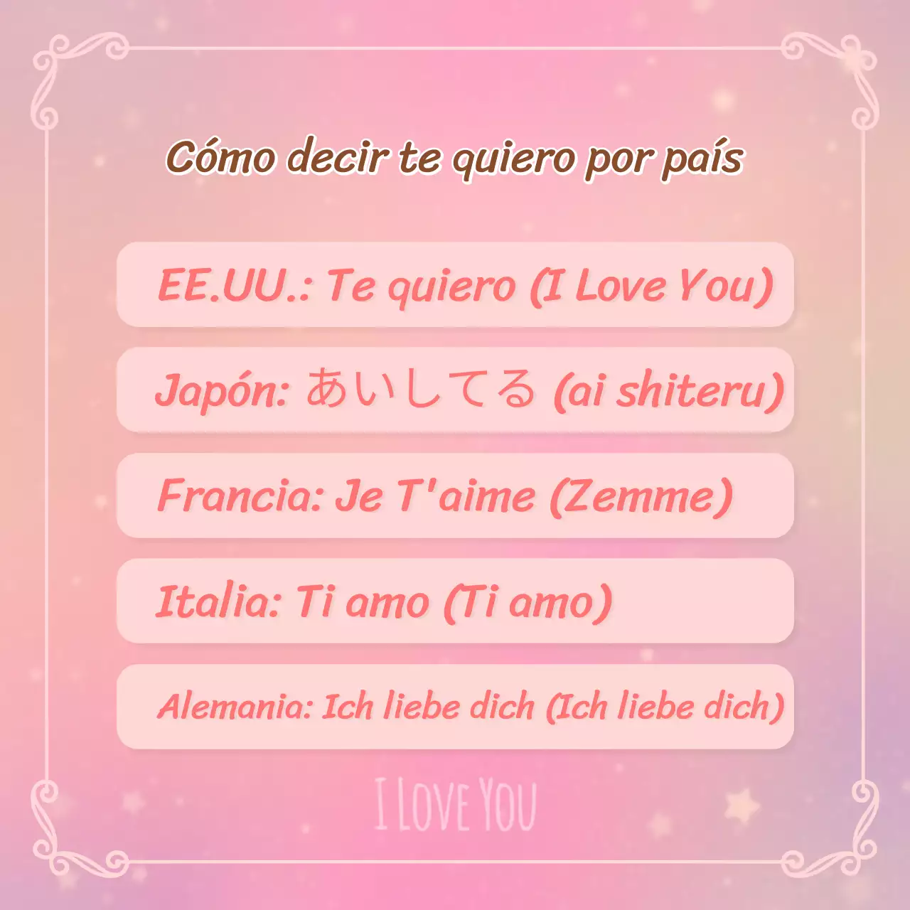 Tarjeta de San Valentín para enamorados con fondo rosaNoticias