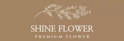 Florist striped apron design with vintage floral and botanical illustrations