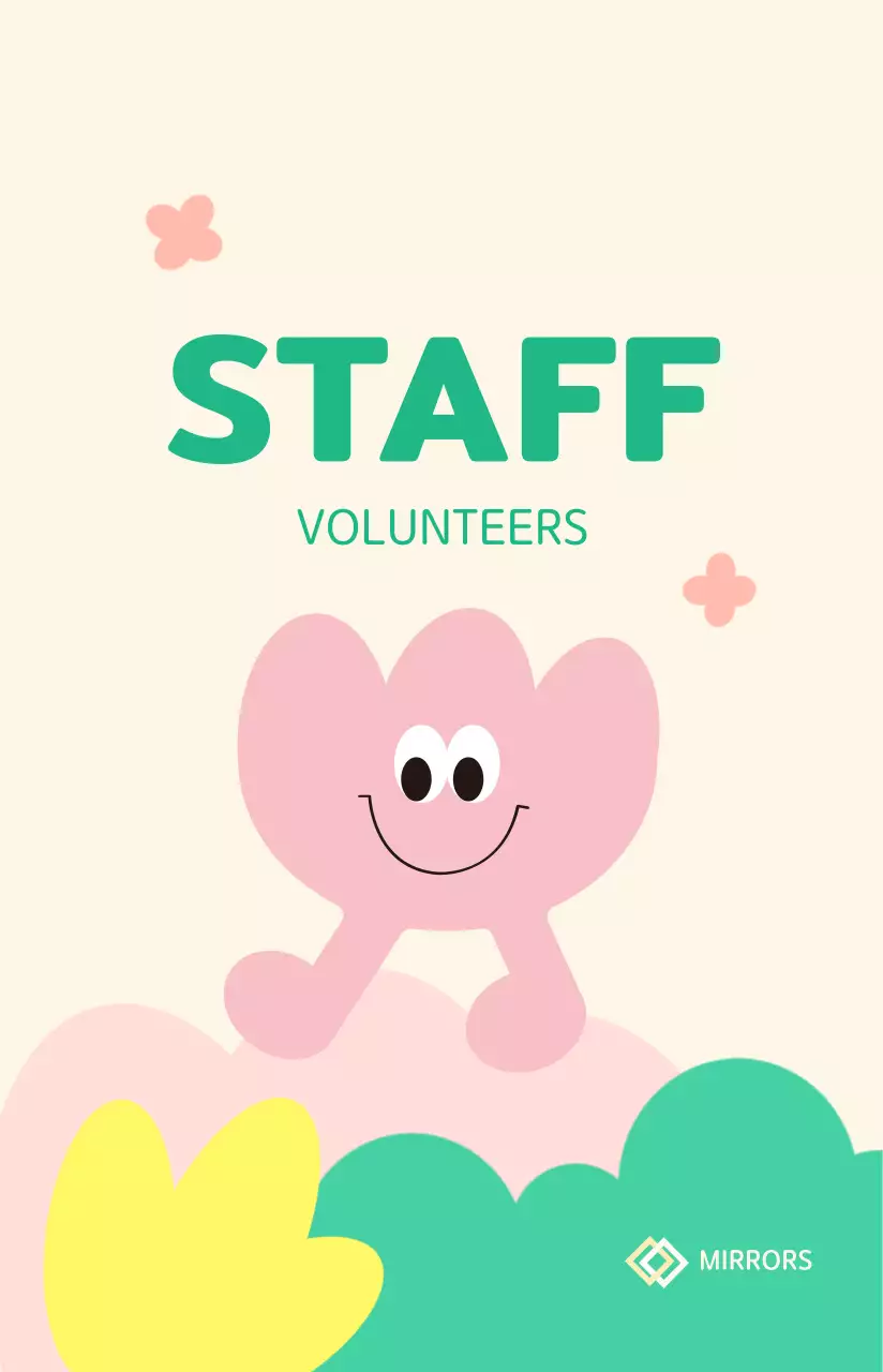 Colorful and cute character illustration style flogging campaign profile