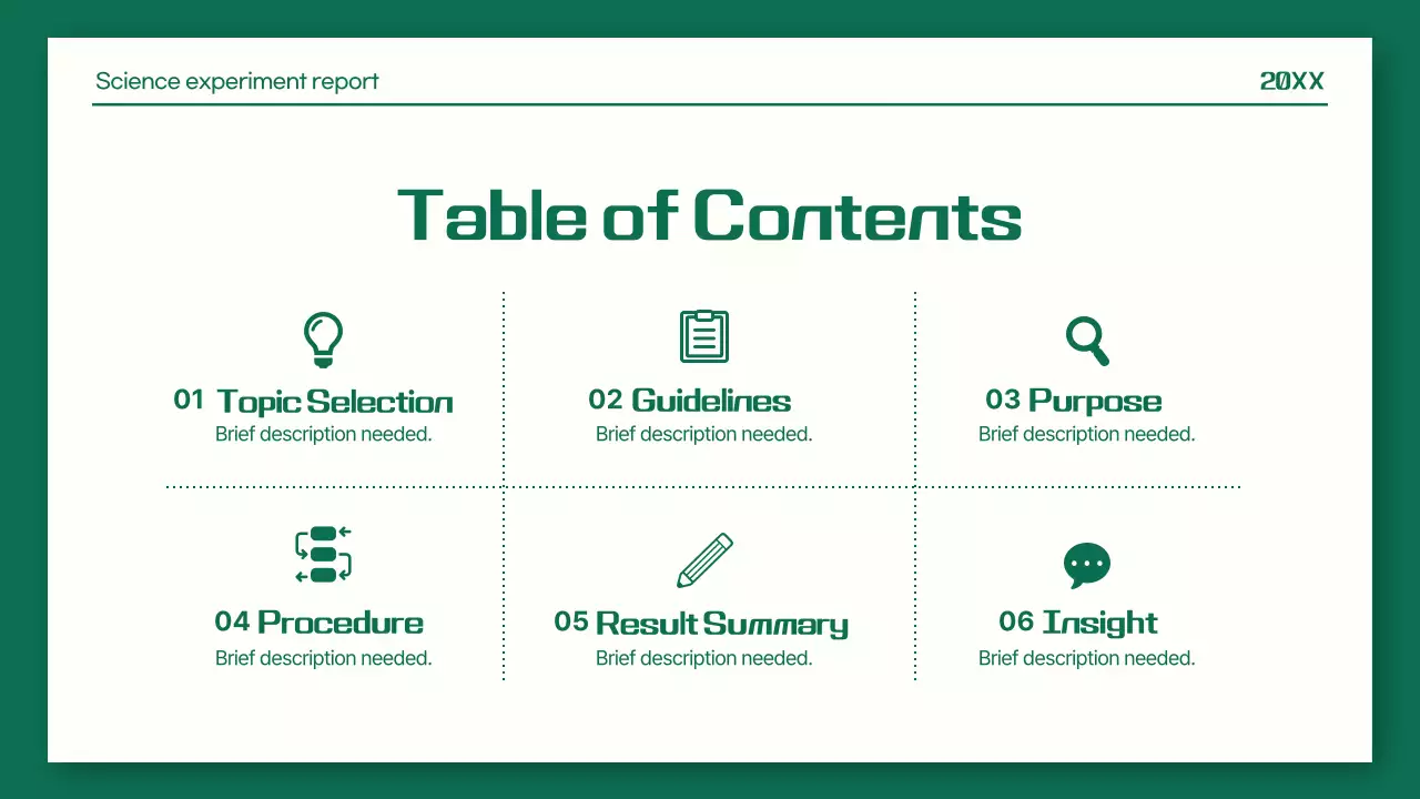 Green Modern Science Report Presentation