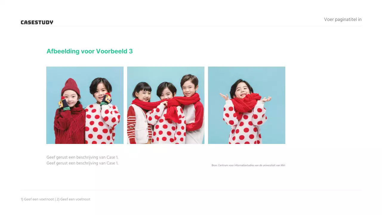 Presentaties marktonderzoek