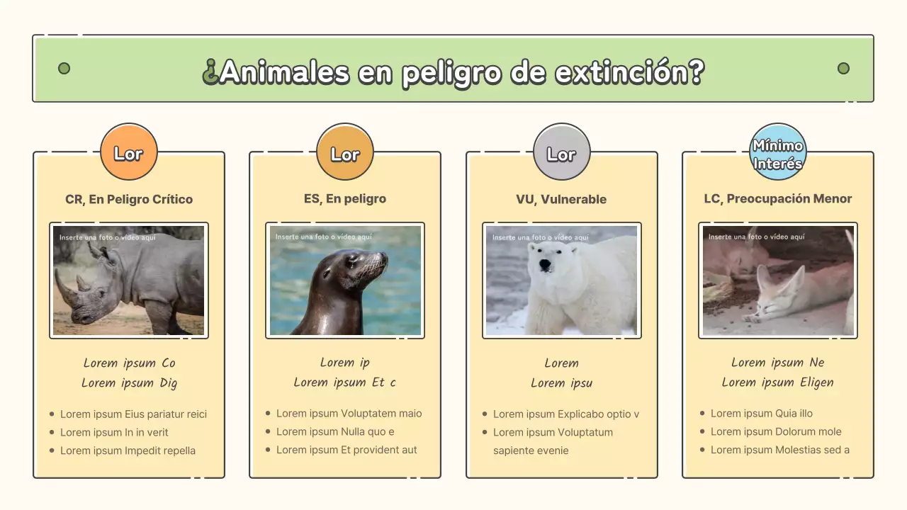 Material educativo del zoo en tonos pastel de amarillo, chartreuse y azul claro