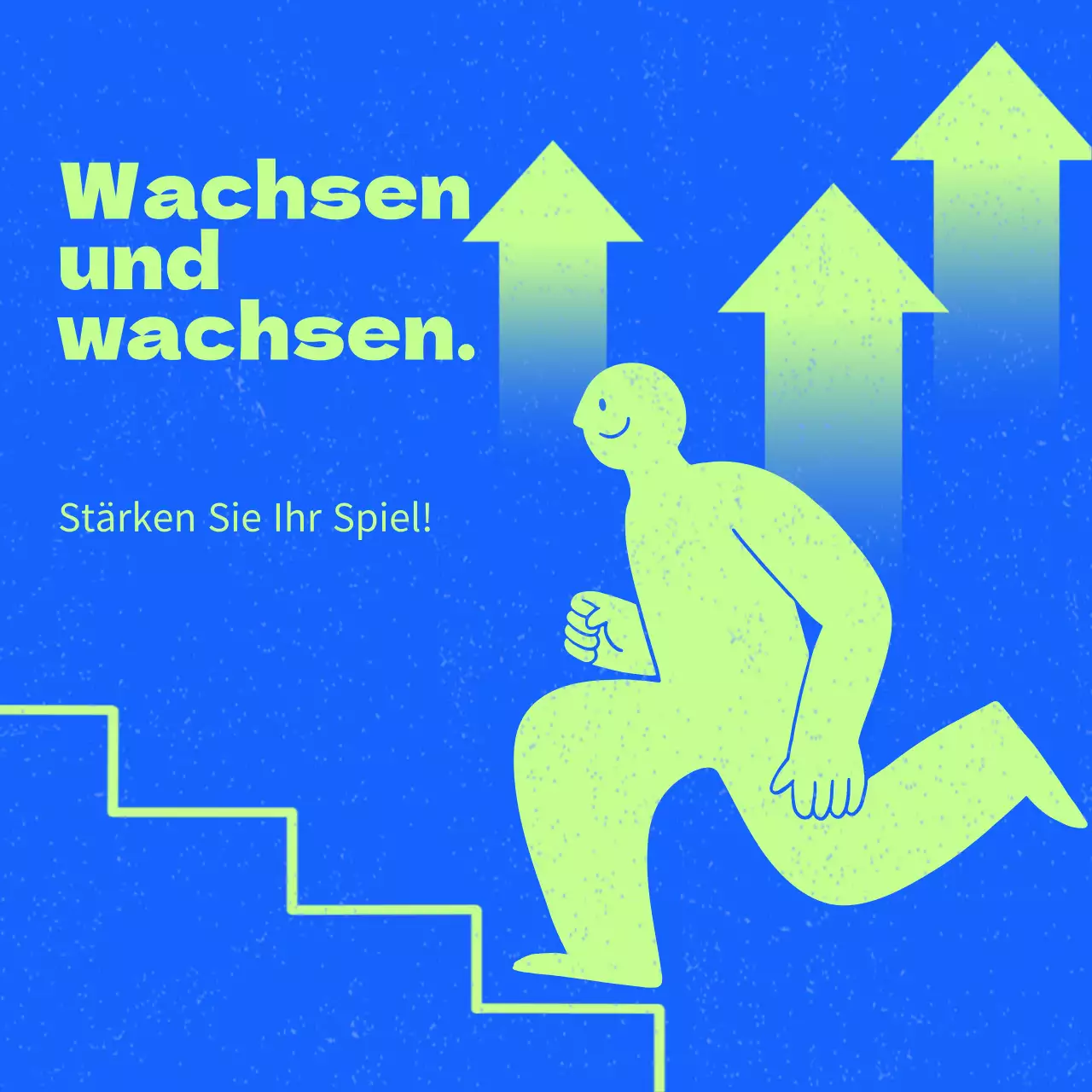Einfaches Wachsen in Blau und Limonengrün Verwandte Beiträge