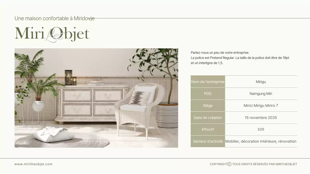 Olive et blanc Meubles Miridovje en olive et blanc Catalogue des produits Meubles d'intérieur Produits saisonniers