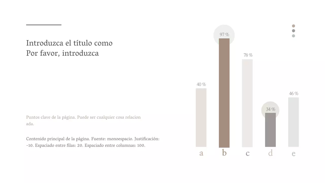 Diseñar un gráfico de barras con un concepto emocional sencillo