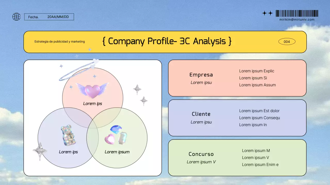 Cielo fondo kitsch publicidad marketing estrategia informe