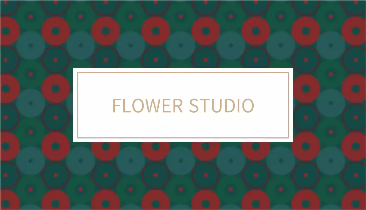 白 シンプル フローリスト 名刺