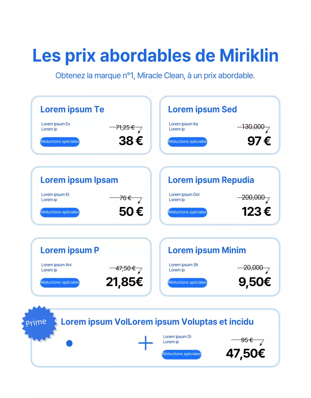 Une simple publicité bleue et jaune pour le nettoyage des climatiseurs